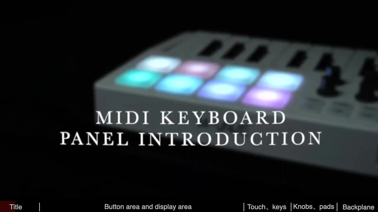 M-VAVE-teclado MIDI de 25 teclas, Mini teclado USB portátil