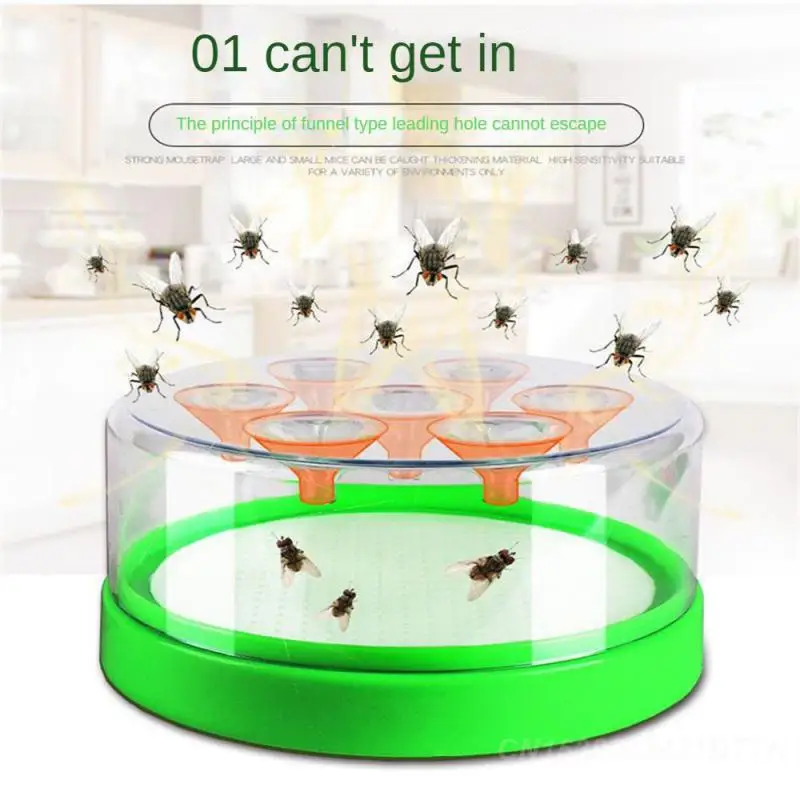 Pest Reject Fly Trap Multisite Application Automatic Fly Trap Fly Trap Device Flycatcher Durable Green Dewormer Insect Repellent