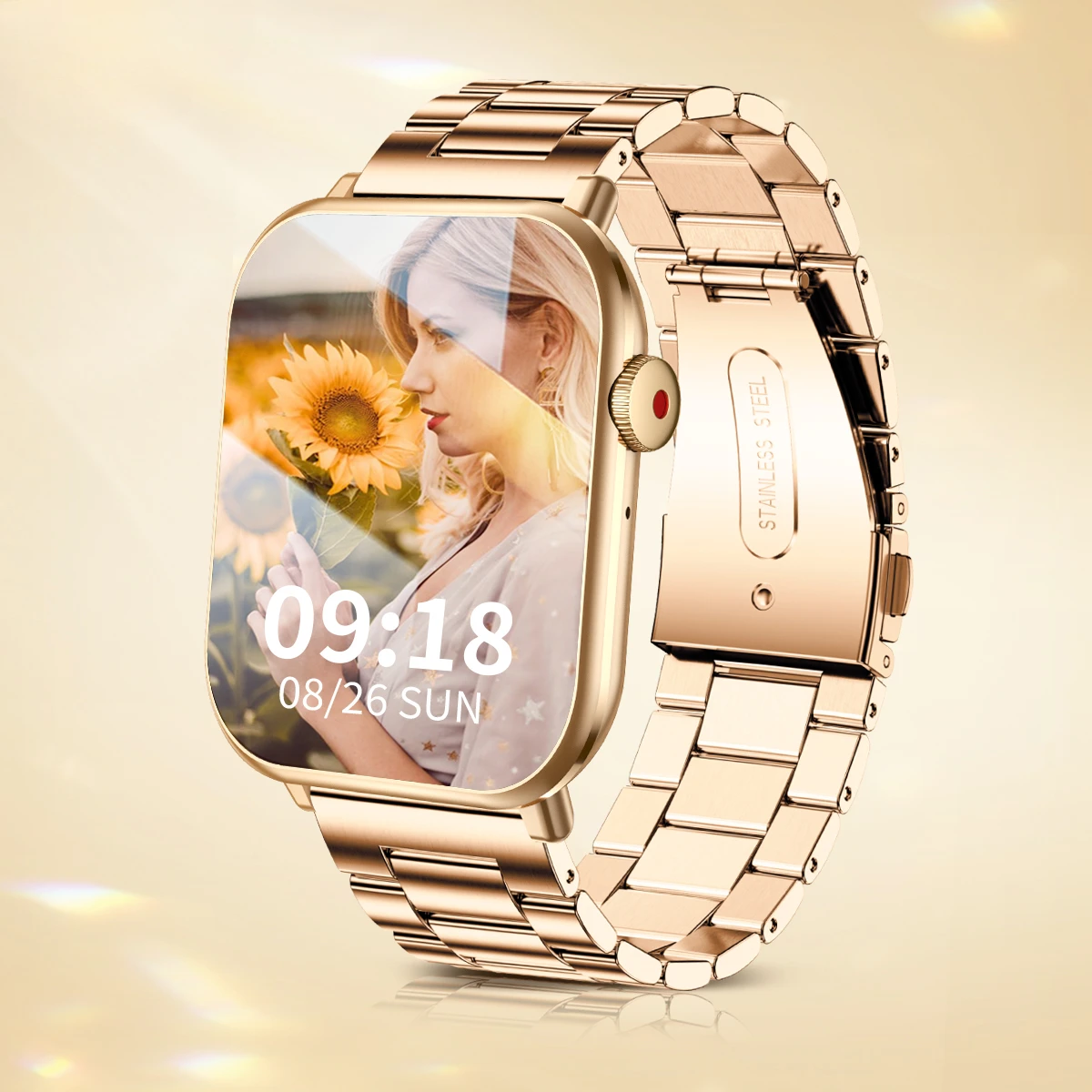 

2024 Smart Watch BLE 5.2 Bluetooth Call 2024 New Woman Fitness Bracelet SpO2 Heart Rate Tracker Voice Assistant Smartwatch + BOX