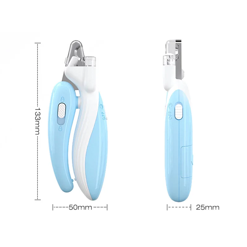 Professional Pet Nail Clippers with Led Light Pet Claw Grooming Scissors for Dogs Cats Small Animals Paw Nail Trimmer Pet Supply images - 6