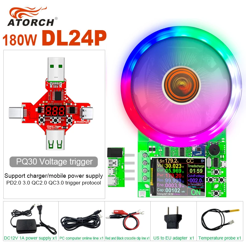 Autobatterietester 150W - Elektronische Last Mit Bluetooth Für Auto & LKW Batterien