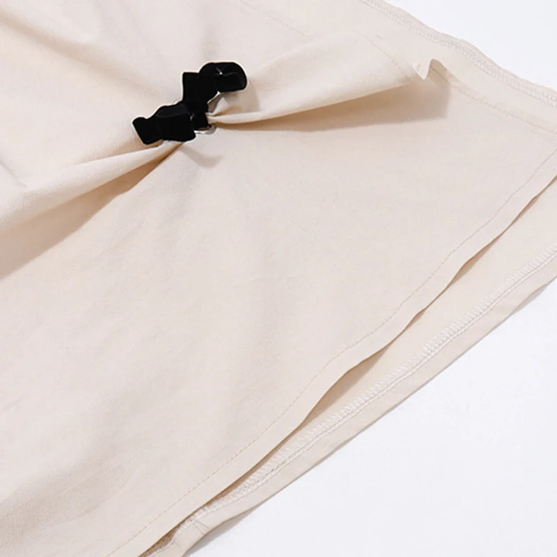 y2k Skirts Women Aesthetic Clothes Solid Color High Waist Split Midi Skirts with Bow Decor 2000s Skirts Streetwear