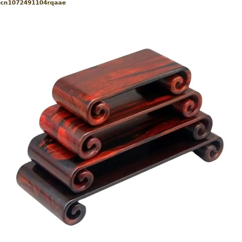 High Quality Wooden Desktop Decorative Shelf Standing Flower Base Coffee Tea Set Pedestal Display Stand Flower Pot Sorting Table