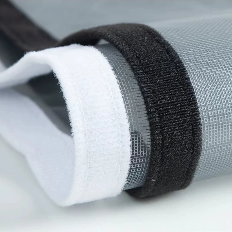 Mosquito window net Mosquito resistant screen window mesh self-adhesive window mosquito net zipper type household screen