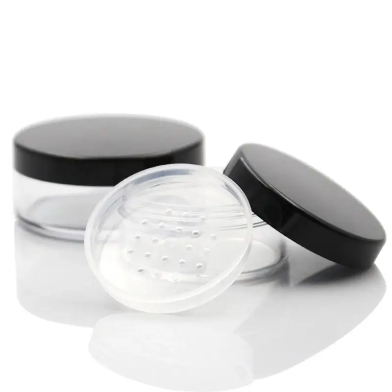 30g/50g Empty Refillable Cosmetic Jar Pot Loose Face Powder Sifter Case Powder Box Empty Cosmetic Container Travel пудра для лица relouis icon look satin face powder тон 01