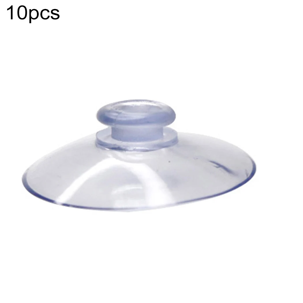 

10pcs 20/25/40mm Mushroom Head Sucker PVC Fish Tank Transparent Glass Sucker Perforated Clear Suction Cups Window Wedding Decor