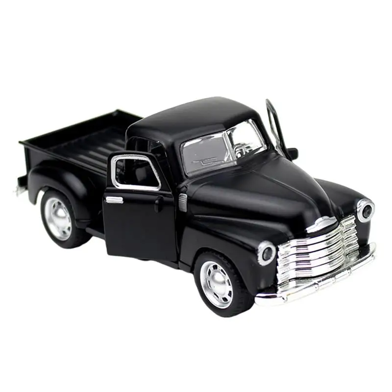 Car Model Truck Pickupdiecast S Vehicles Decor Cars Vehicle Vintage Alloy Die Figurine Retro Collection Metal Classic