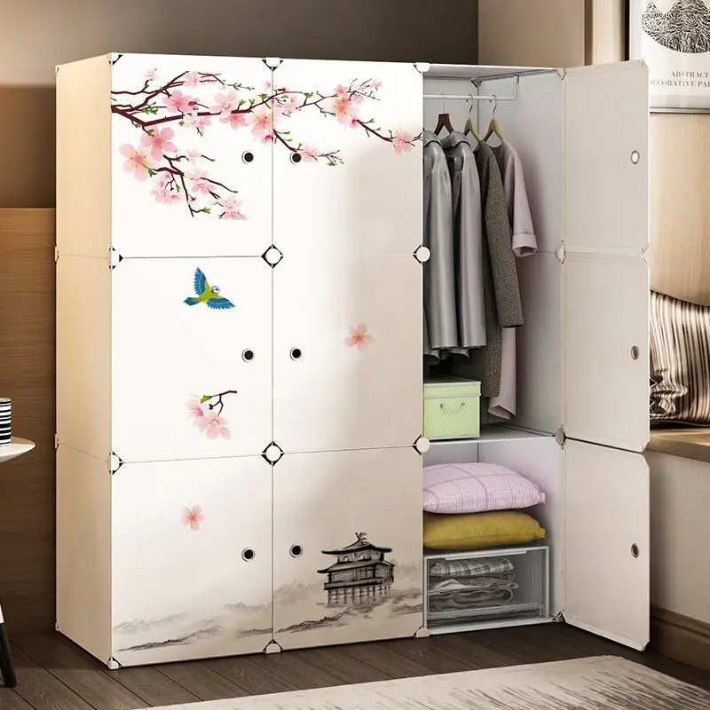 Mobili per camera da letto Assemblare guardaroba Armadi per vestiti durevoli Semplicità Armadietto di stoccaggio per grandi spazi Organizador De Zapatos