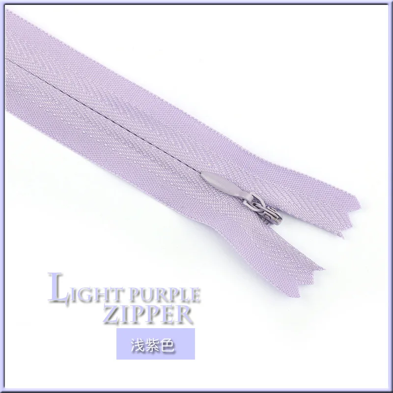 40 Cerniere Lampo Invisibili In Nylon, 20 Colori Assortiti, Lunghezza 45 Cm, Per Cucito E Fai Da Te