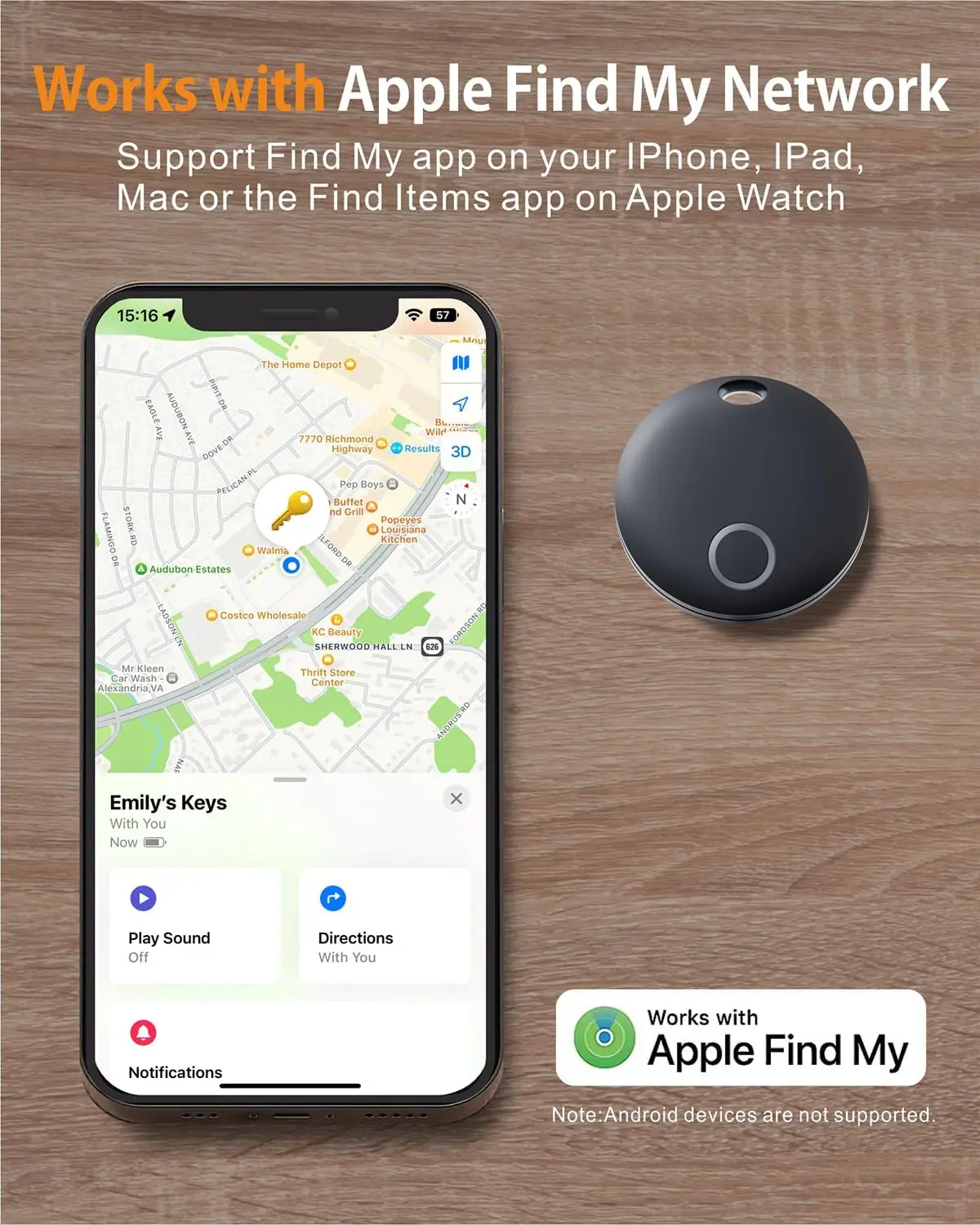 

For Apple Find My APP Bluetooth Tracking GSP Tracker Anti Lost Mini Smart Tag Bluetooth Luggage Tracker Car Key Pet Kids Finder