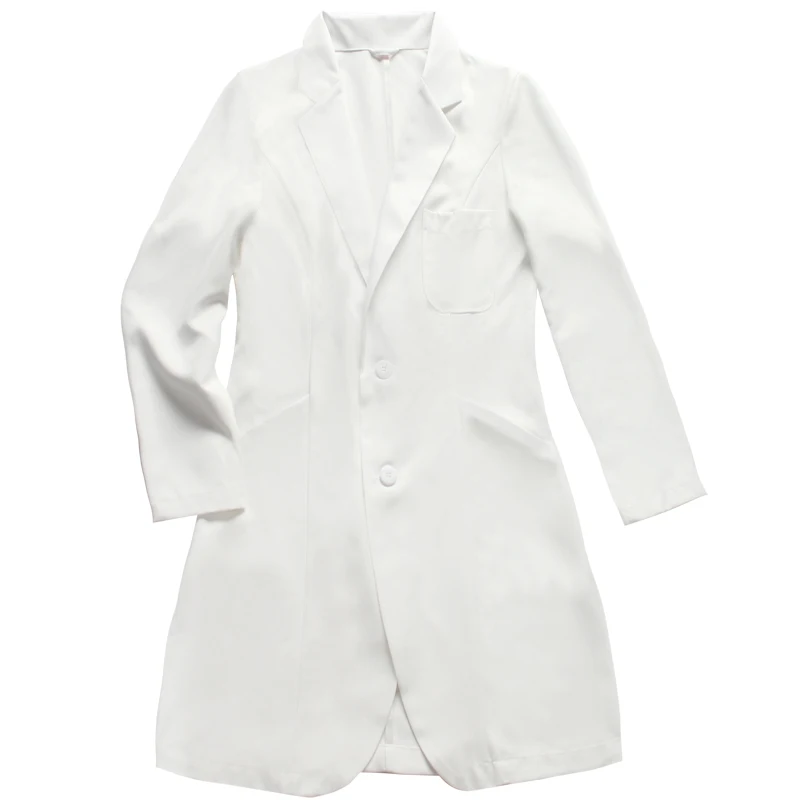 Beauty salon work clothes female short sleeve high-end spring and summer skin manager tattoo white coat doctor suit l