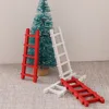 1:12 Dollhouse Miniature Furniture Handmade Wooden Ladder Fairy Door For Kid Magic Tooth Fairy Doll Accessories 1
