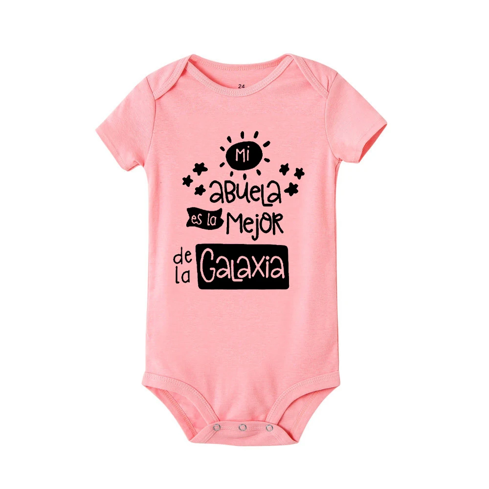My Grandmother Is The Best In The Words Baby Bodysuit Newborn Boy Girl Clothes Mothers Day Infant Outfit Baby Announcement Gift 2