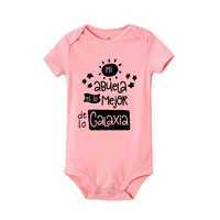 My Grandmother Is The Best In The Words Baby Bodysuit Newborn Boy Girl Clothes Mothers Day Infant Outfit Baby Announcement Gift 2