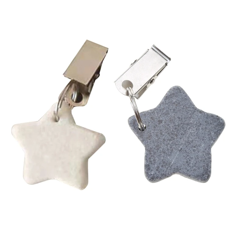 

4pcs Tablecloth Weights Star Table Cover Weights Metal Clip Tablecloth Pendant