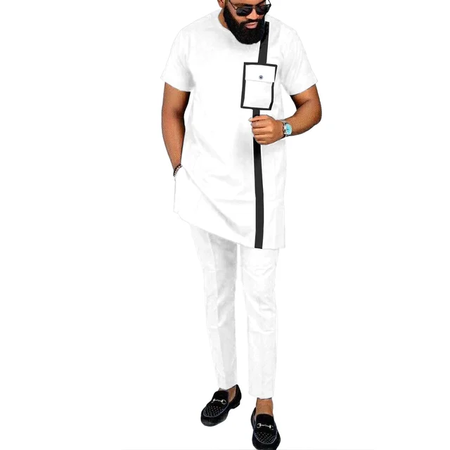 Bidemi Short Sleeve Dashiki Outfit - Image 5