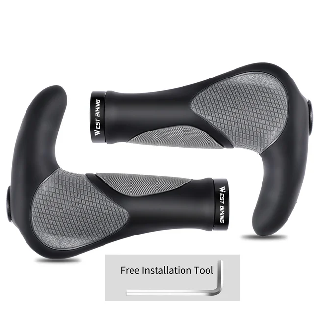 BUCKLOS Handle Grip Ergonomic Lock On Mtb Grips Silica Gel Antislip Mountain Bike Handle Grips Cycling Parts I.188678203