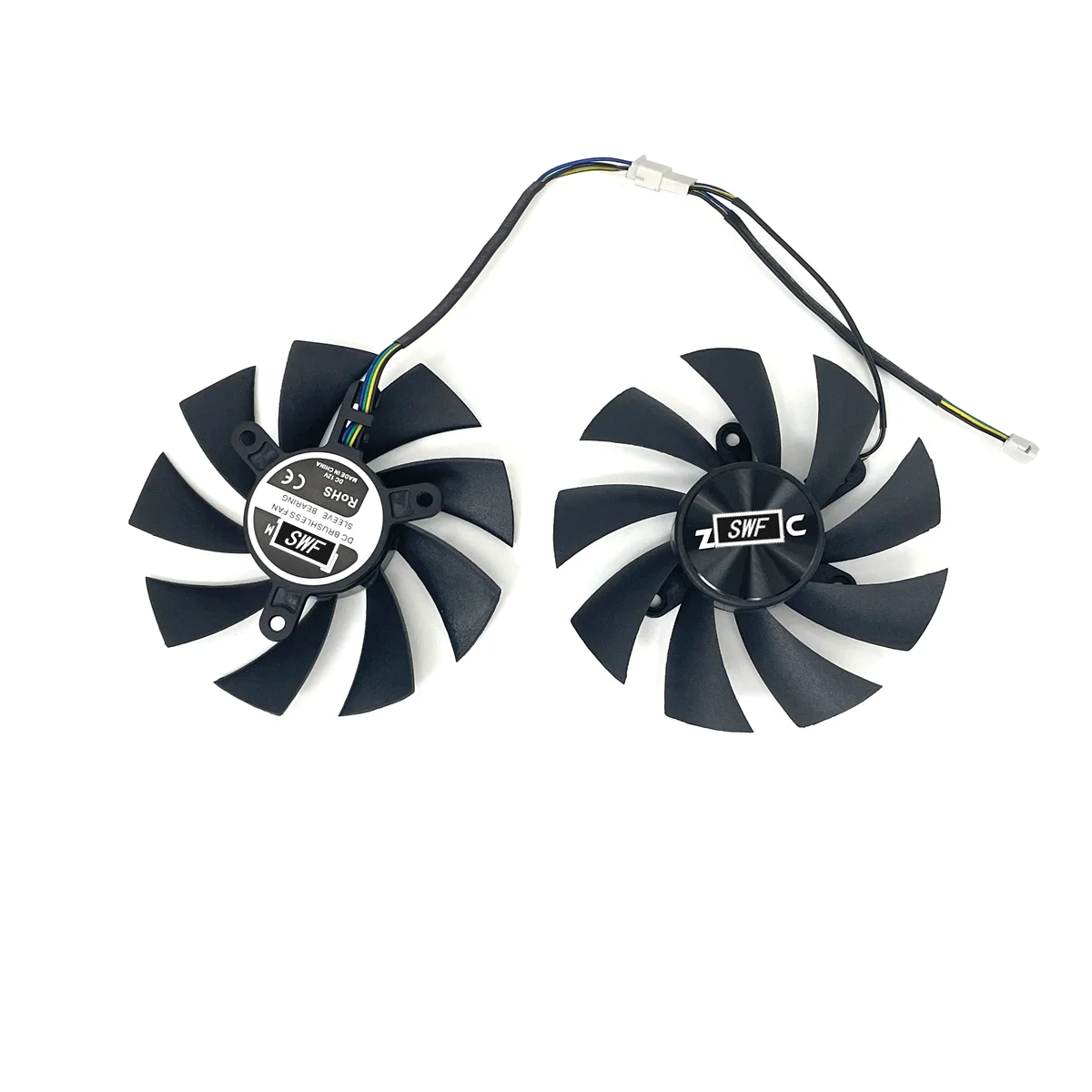 Zotac 2060 슈퍼 디스트로이어 HA/HB 그래픽 냉각 선풍기 GPU 쿨러, GA92S2H GFY09215M12SPA 87mm RTX2060, 세트당 2 개