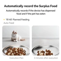 New Product 5L Smart Pet Feeder, 2.4G&5G WiFi HD Night Vision , 2-Way Talk Timed Automatic Food Dispenser for Cats Dogs 5