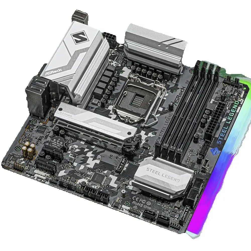 ASRock B560M STEEL LEGEND Motherboard LGA1200 Support i9-10900K i7