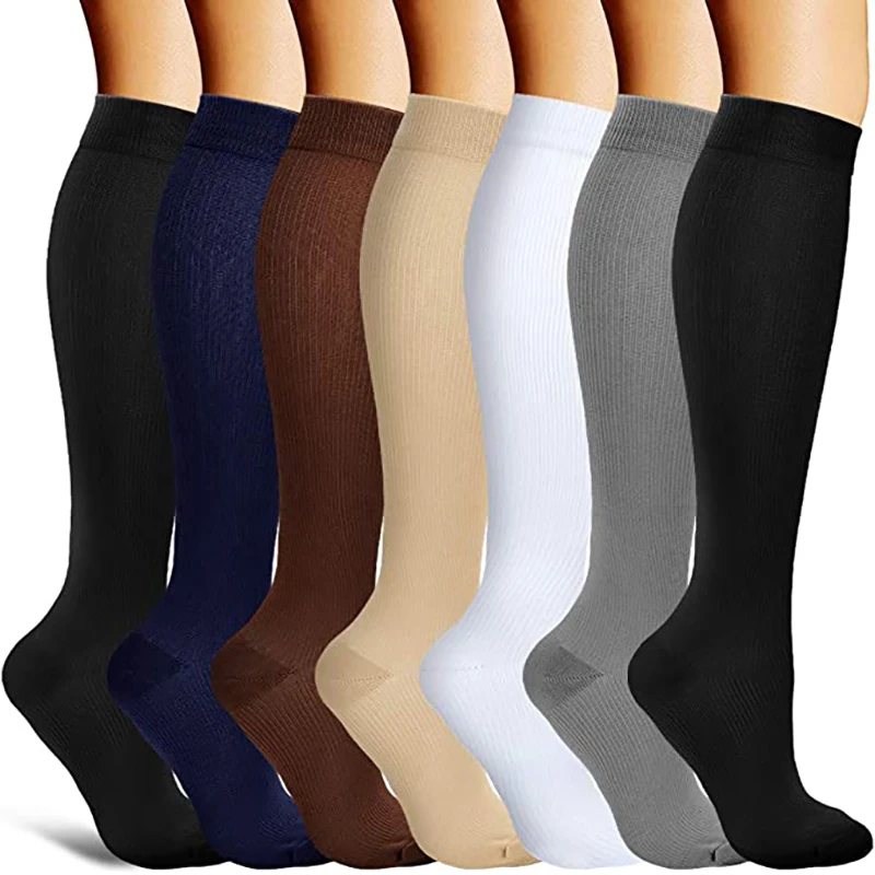 

Solid Color Neutral Tights Promote Blood Circulation Slim Straight Socks Resist Fatigue Prevent Varicose Veins Diabetes New