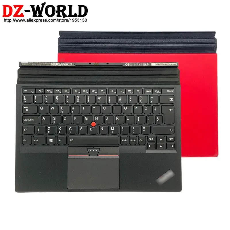 

New Original NL Dutch Base Portable Backlit Thin Keyboard for Lenovo Thinkpad X1 Tablet 1st 2nd Gen 01HX769 01AW669