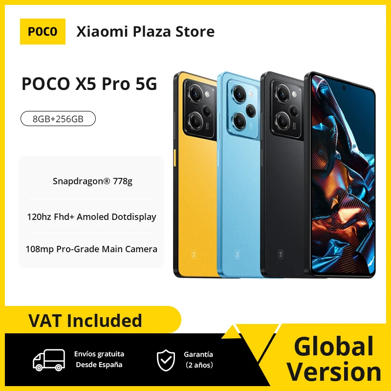 Global-Version-POCO-X5-Pro-5G-NFC-256GB-Snapdragon-778G-120Hz-Flow ...