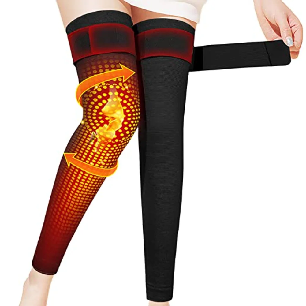 

Self-Heating Wormwood Knee Pads,Self Heating Knee Brace Sleeve,Therapy Knee Support,Thermal Cotton Leg Warmers Knee Pads