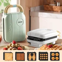 650W Electric Sandwich Maker Multifunctional Fast Breakfast Maker Home Takoyaki Pancake Waffle Maker Toaster Cooking Tool 220V 1