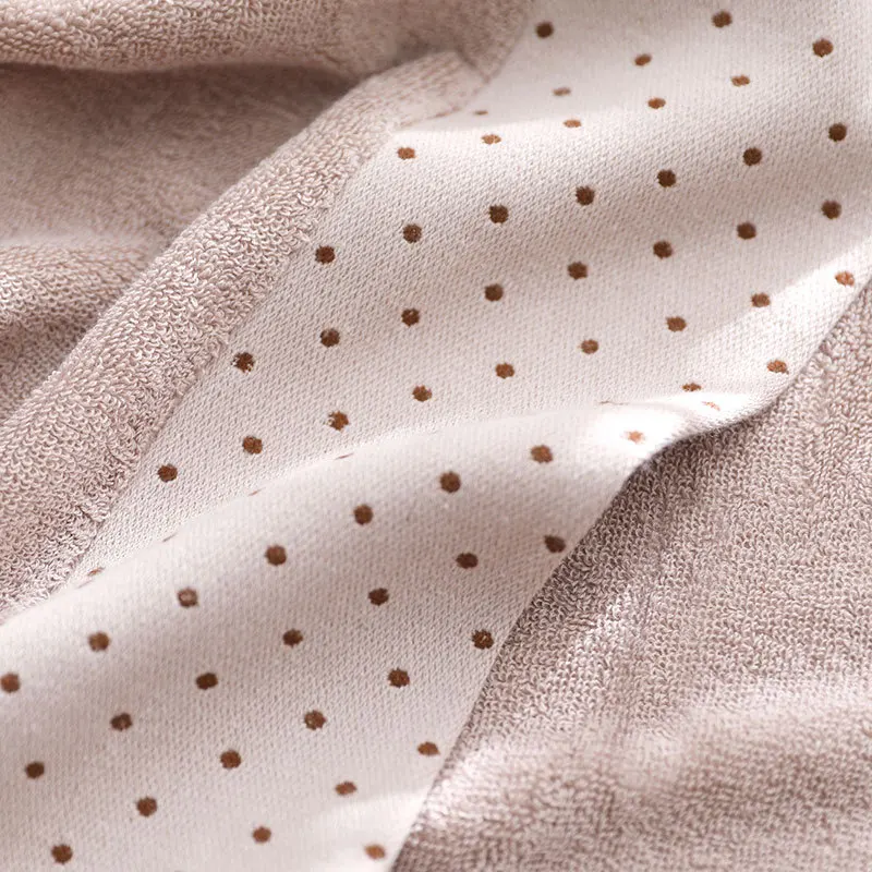 140x70cm Large Bathroom Towel 100% Cotton Dots Design Bath Shower Towel Cover Soft Gift Absorbent Towel For Home 수건 세트 Toallas 3