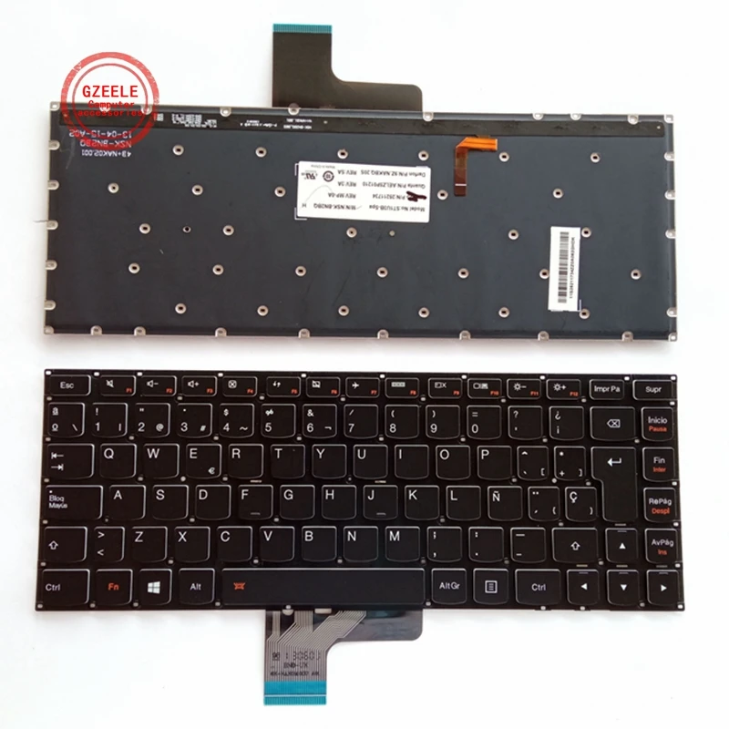 Teclado para Laptop Compatível com Lenovo Ideapad U430 U430p U330 U330p U330t - Imagem 5