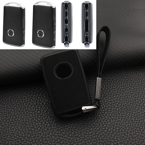 Custodia portachiavi in pelle scamosciata Tpu per Mazda 3 Axela CX4 CX5 CX 5 CX8 CX9 CX30 MX30 MX5 Miata 2019 2020 2021 accessori protettivi - S4a2331a6e4224aa1825a9db868c6d138s
