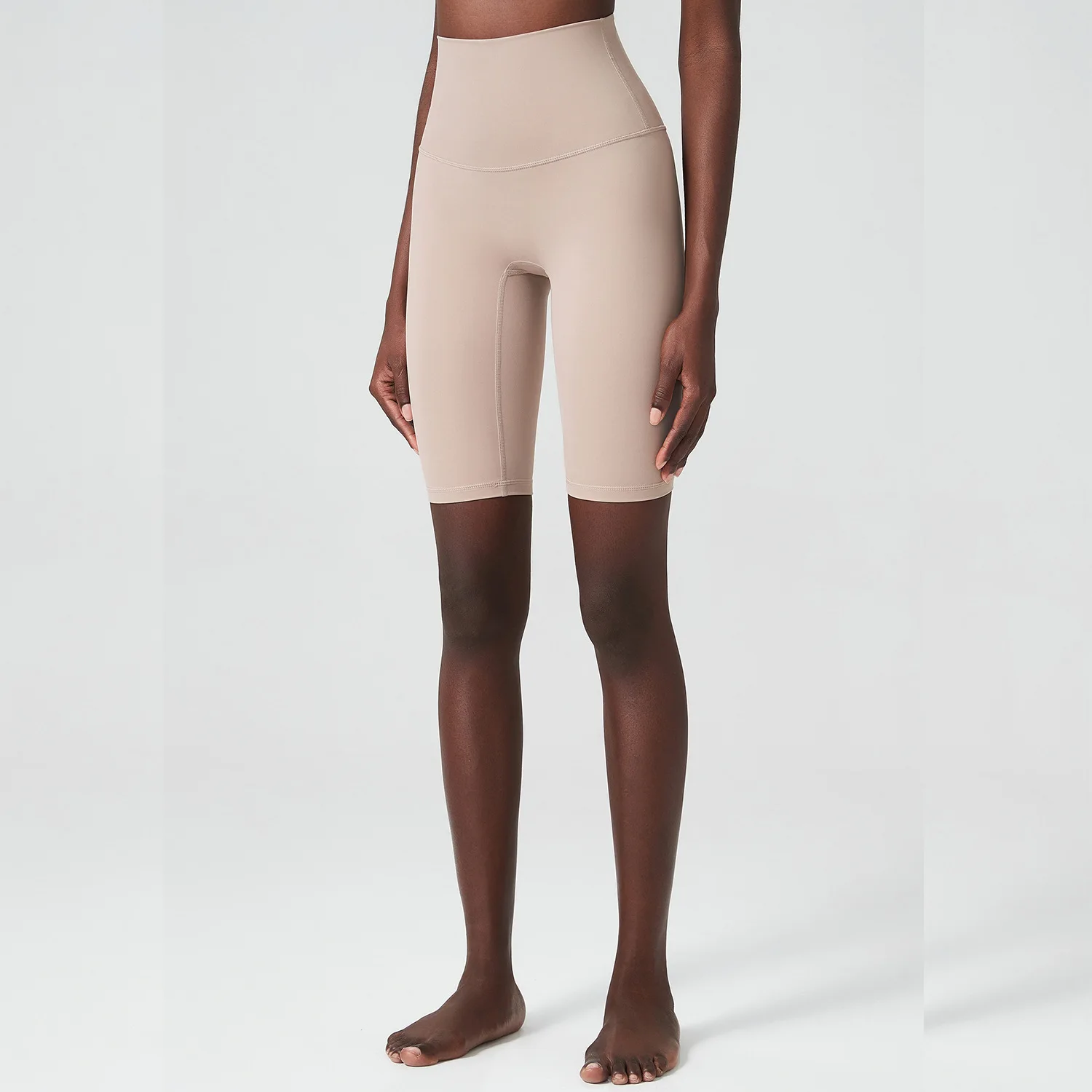 Jenny&Dave Fashion Casual Comfortable Stretch Yoga Bermuda Women High Waist Sports Tight Cycling Pants Lycra Gym Shorts Ladie