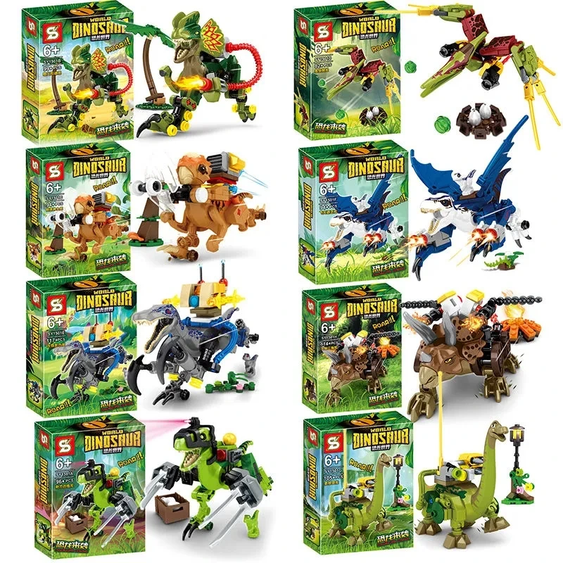 Pianeta Medievale Jurassic Age Dinosaur Brick Compatibile Legodinosaur Giocattolo Per Lo Sviluppo Building Block Brick Toys Gifts Boy