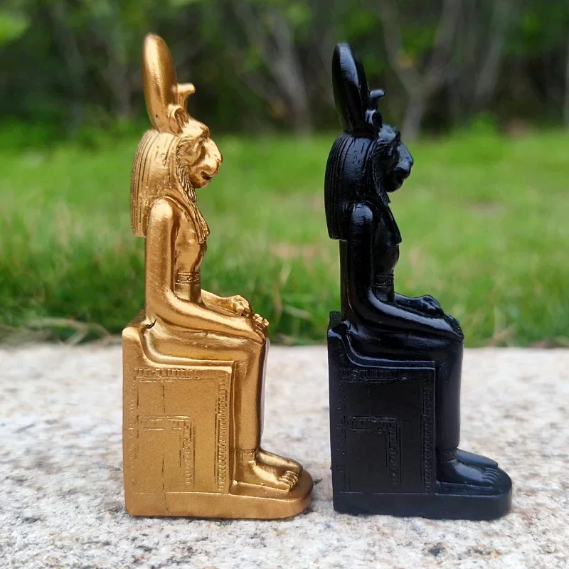 Egyptian Statue Sphinx Decor Ancient Sculpture Decoration Pharaoh Figurine God Mythology Goddess Resin Tabletop Creative Office - Image 4