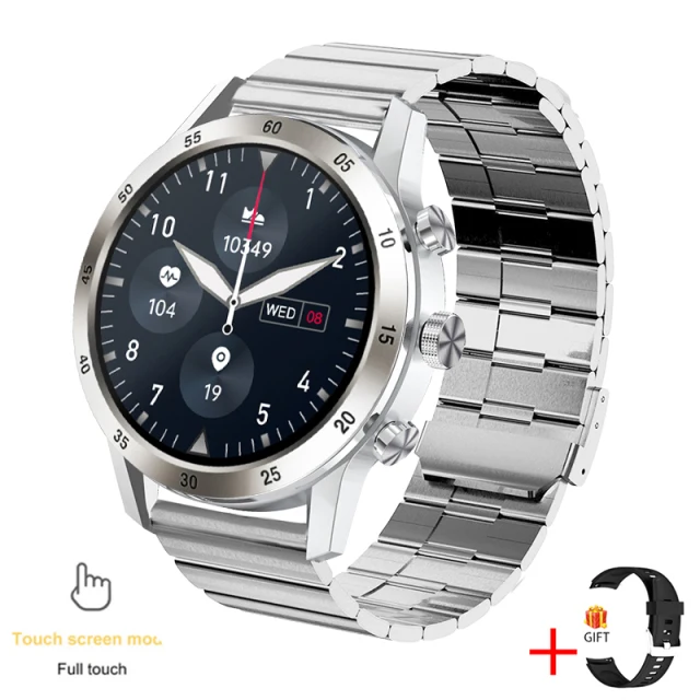 2022 Smart Watch Men Bluetooth Call Custom Dial Full Touch Screen Waterproof Smartwatch Sport Fitness Tracker Watch For Men 