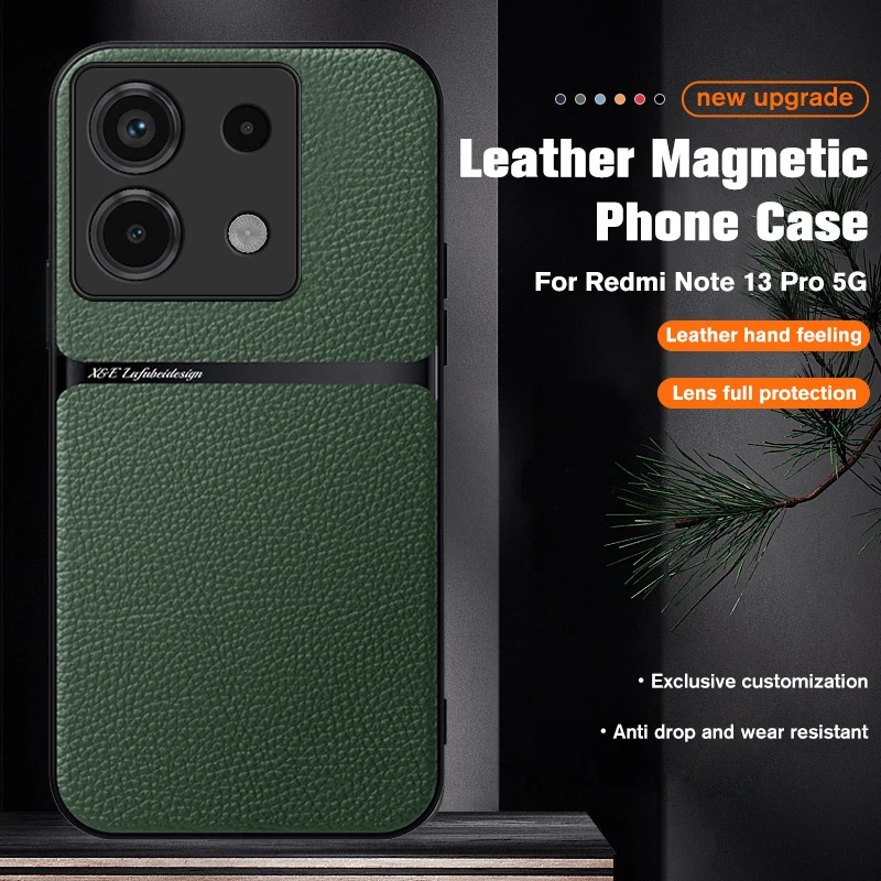 Cover Antiurto Per Xiaomi Redmi Note 13 Pro Plus 5G Readmi Cloth Texture Phone Shell Note13Proplus Custodia Con Motivo A Corna Di Cervo