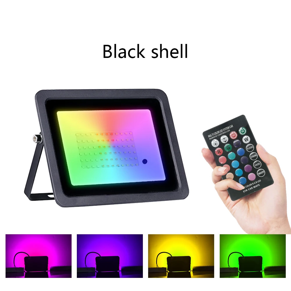 Vibrant RGB LED Waterproof Outdoor Projector Spotlight