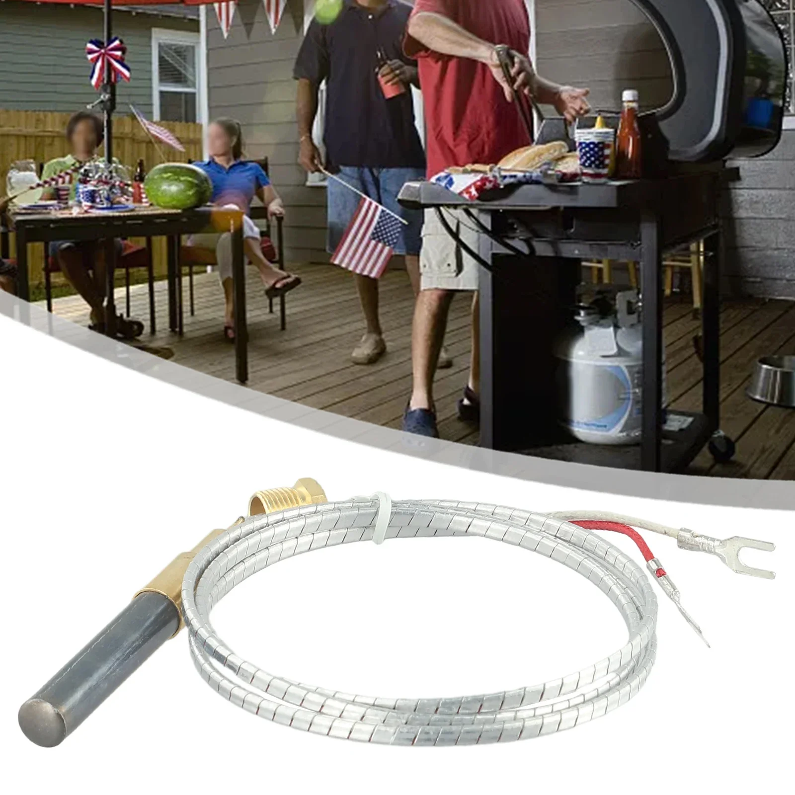 Pilot Burner Thermopile Assembly Fireplaces Thermopile Thermopile Gas Fireplace Heater Temperature Hot Water Heater Generator Sensor