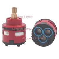 1 PC วาล์วฝักบัวก๊อกน้ําเซรามิคตลับหมึก WAY Shower Diverter ผสมก๊อกน้ําอะไหล่ Sizes35mm 2