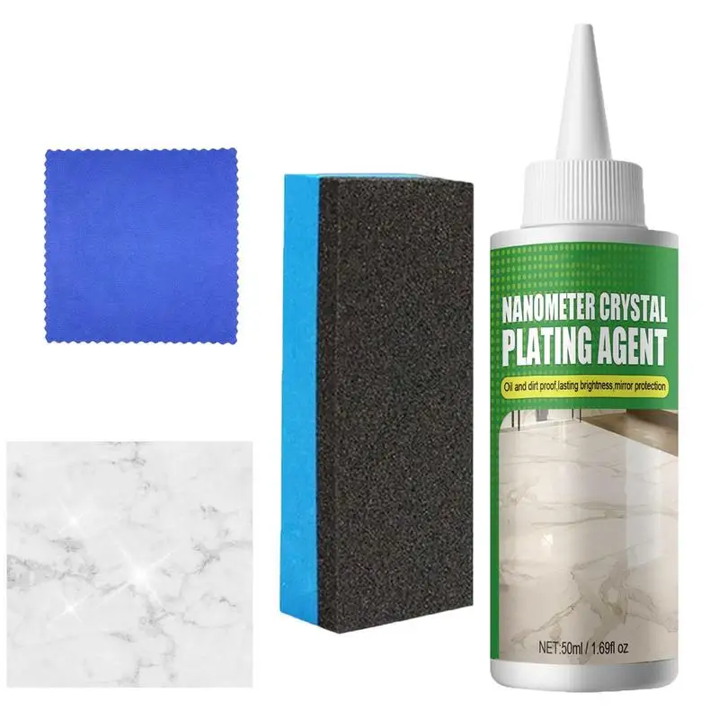 

Stone Crystal Plating Agent Marble Nano Crystal-Plating Agent Easy To Use Granite Cleaner And Polish Tile Filler For Bathroom