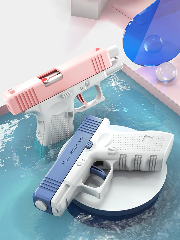 4 Pistole Ad Acqua Per Bambini A Forma Di Delfino - Spruzzatori Leggeri Con Occhiali Da Sole, Giochi Estivi - 3