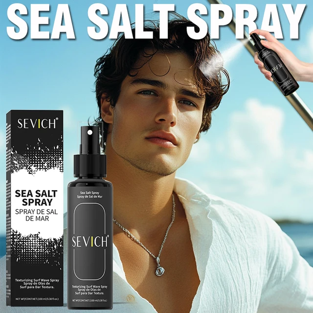 Sea Salt Hair Styling Spray Improving Thickening Strong Holding Non Greasy Fluffy Volumizing Reducing Sticky Hair Nourishing Oil