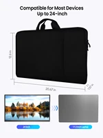 UPERFECT 24 inch Travel Carrying Bag for Apple iMac Desktop Computer Laptop Sleeve Protective Storage Monitor Case Dust Cover - Image 2