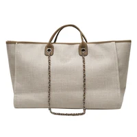 2024 Essentials Women Tote Bag Nylon Large Handbag Chains Shoulder Bags Ladies Big Messenger Young Girls Bag New Shopping Bag 2