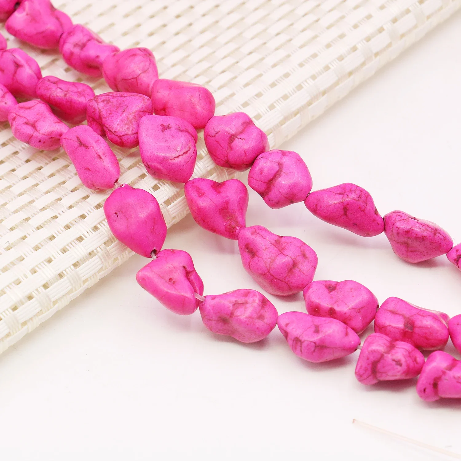 8-18mm Irregular Rose Natural Onyx Turkey Turquoises Gemstone DIY Loose Beads Stone Women Girl Gift Jewelry Making Design 15inch