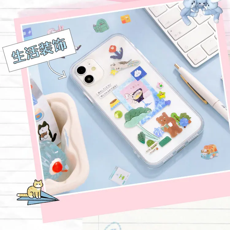 20 blätter/lot Kawaii Japanische Wunderbare Momente Serie Stanzen Spule Aufkleber Buch DIY Sammelalbum Schreibwaren Dekoration ﻿ Kit – Detail 8