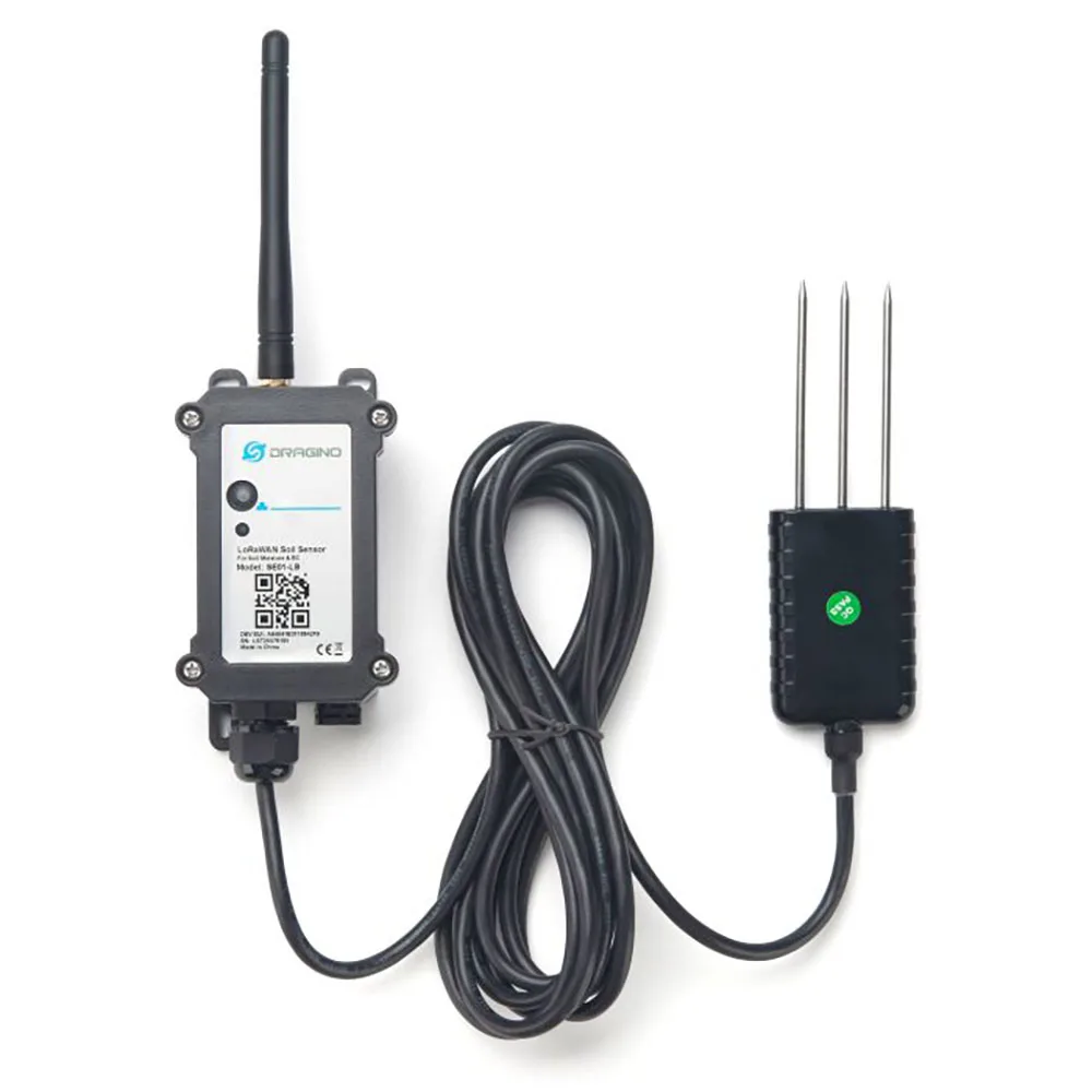 Dragino SE01-LB SE01-LS LoRaWAN Soil Moisture&EC Sensor Measure the soil moisture of saline-alkali soil and loamy