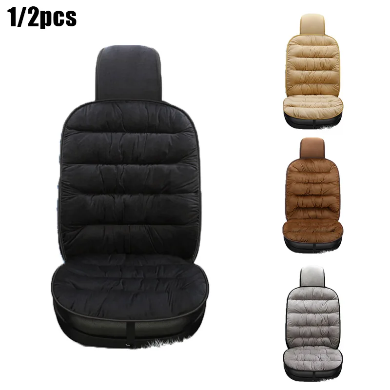 Original Winter Warm Cushion Soft Non-Slip Pad Car Seat Cushion Thick  Velvet Car Seat Cover Automotive Interior Accessories - AliExpress