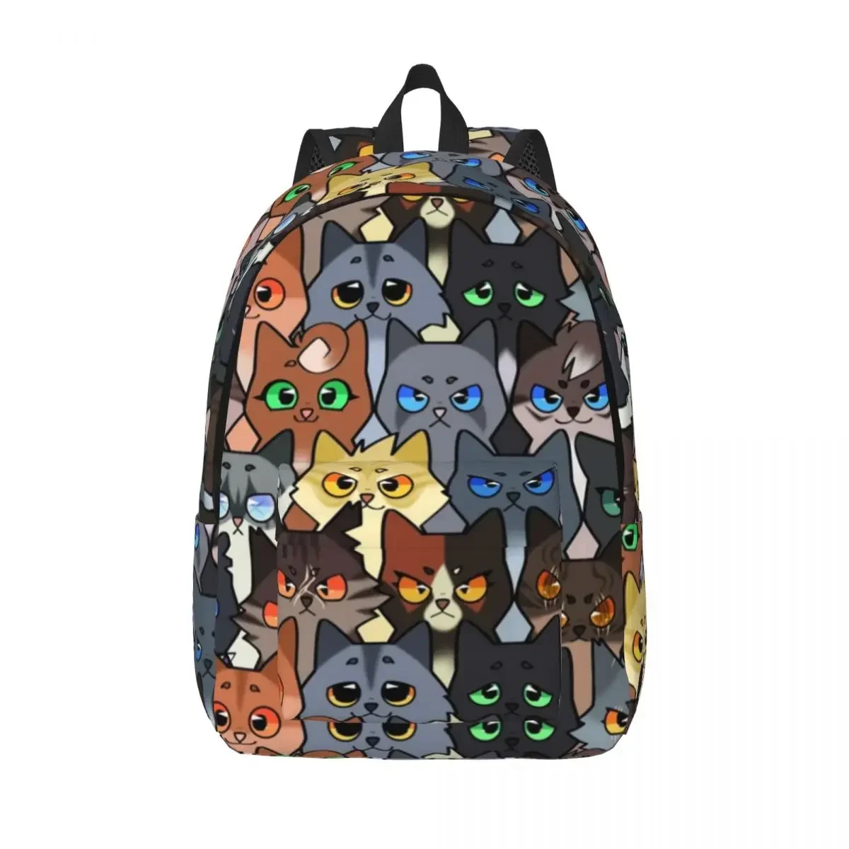 

Warrior Kits Cat for Men Women Student School Bookbag Cute Daypack Middle High College Hiking